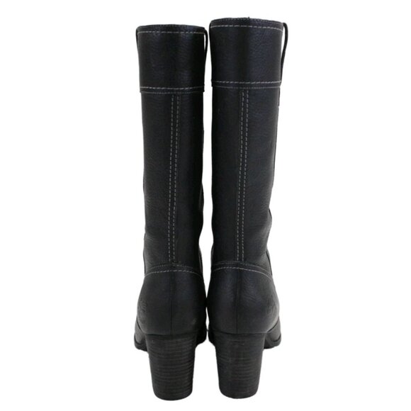 Timberland Earthkeepers Ruston Black Waterproof Pull-On Riding Boots Womens 8 - Picture 3 of 10